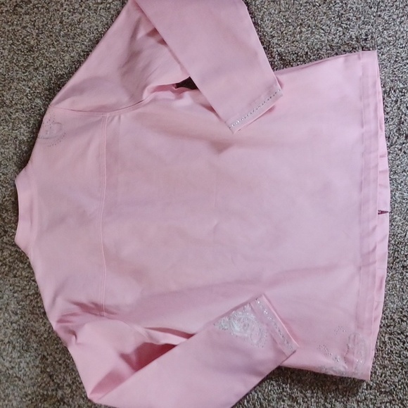 Quacker Factory Pink Jacket ✨️Bling✨️ Size Large NWOT - Picture 9 of 9